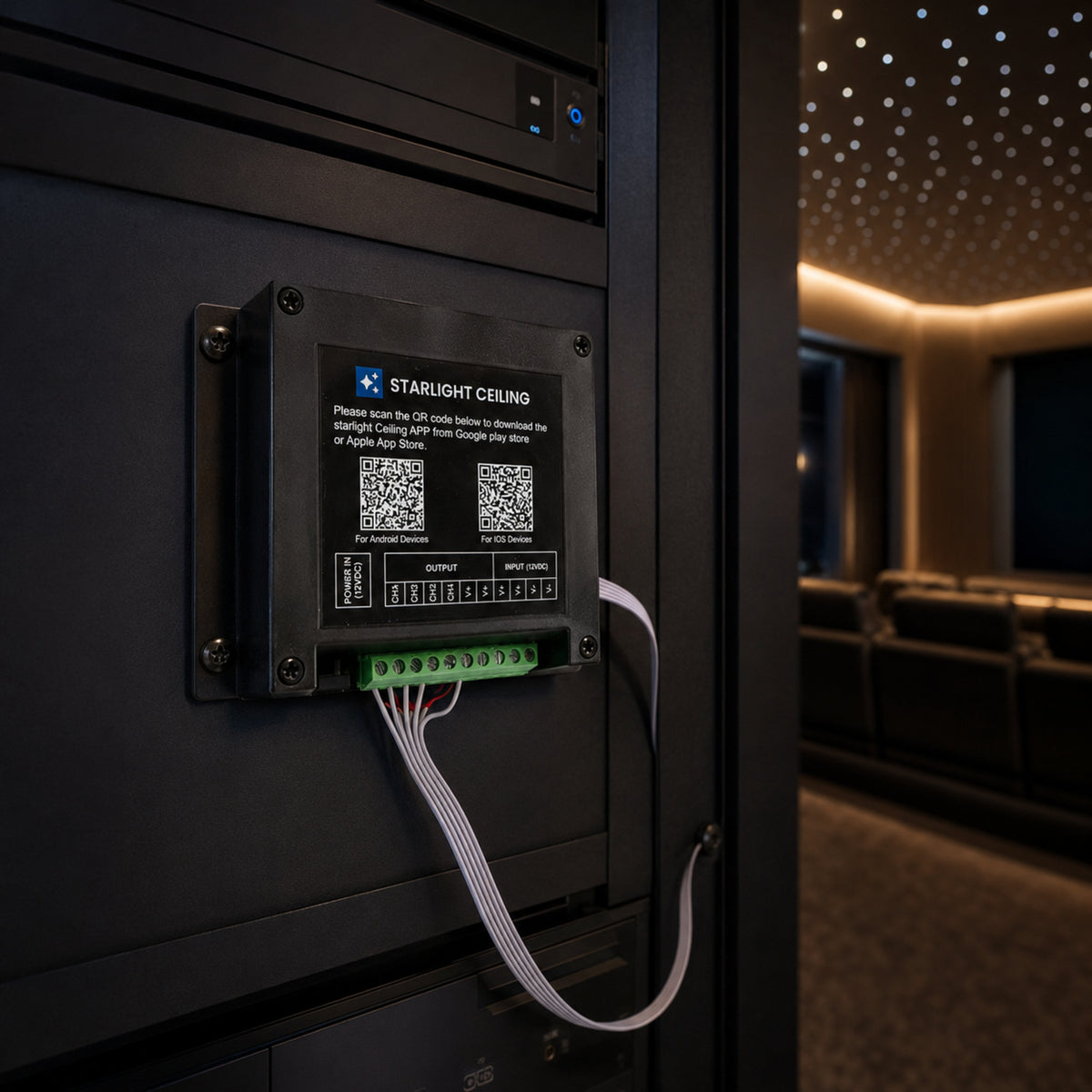 Starlight Controller - theater AV rack