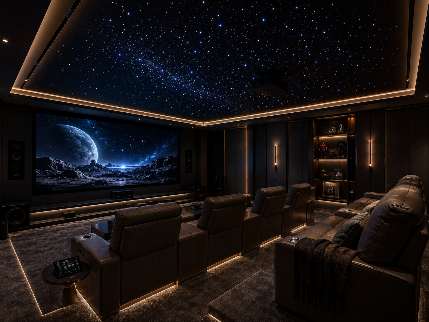 Turn movie night into a private cinema.