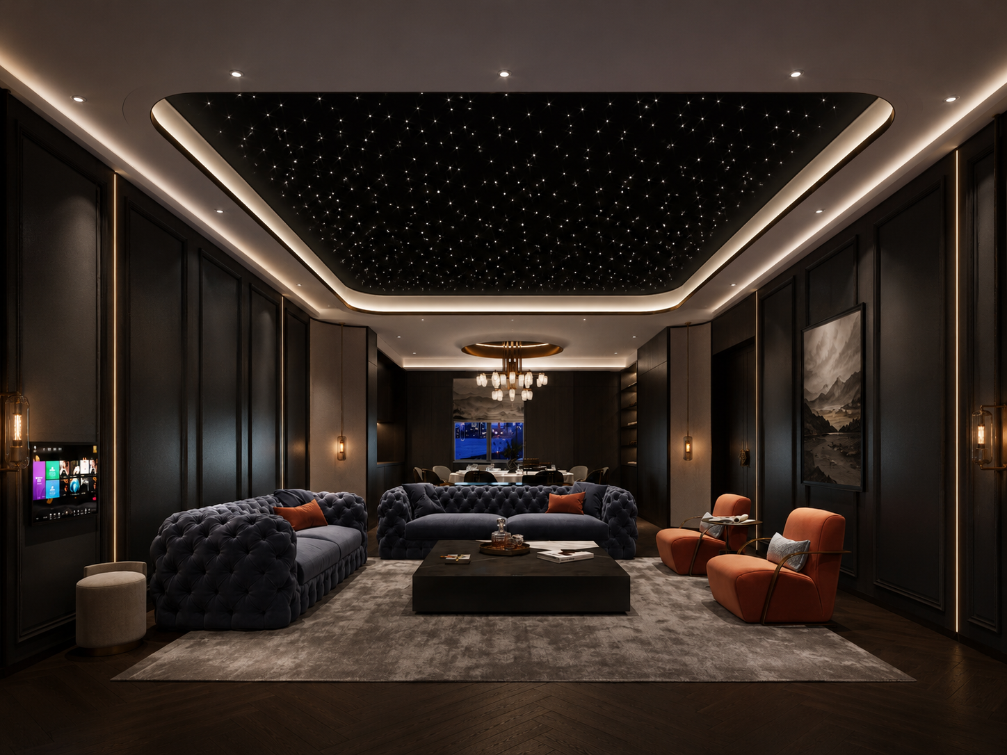 Bring a luxury lounge mood into everyday living.